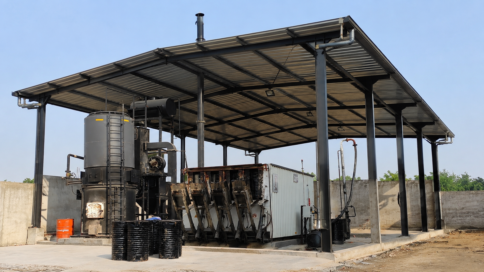Prominent Petrochem stationary decantation plant at Pub Boragaon, Guwahati